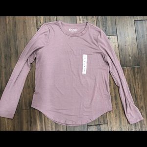 This is a new with tags maroon long sleeved shirt